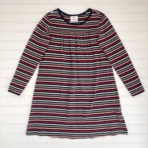 HANNA ANDERSSON NWOT Striped Earth Tones Long Sleeve Dress